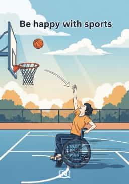 Be happy with sports novel cover