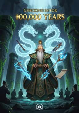 Checking in for 100,000 Years novel cover