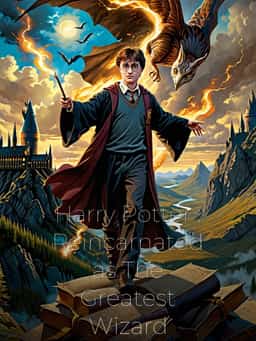 Harry Potter : Reincarnated as The Greatest Wizard novel cover