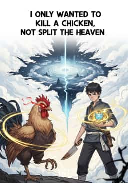 I only wanted to kill a chicken, not split the heaven novel cover