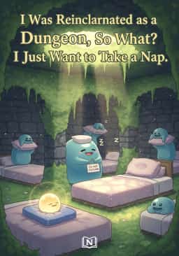 I Was Reincarnated as a Dungeon, So What? I Just Want to Take a Nap. novel cover