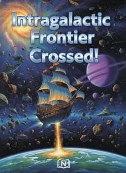 Intragalactic Frontier Crossed!. novel cover