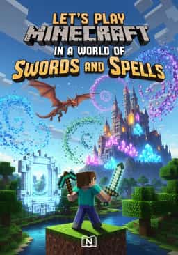 Let’s Play Minecraft in a World of Swords and Spells novel cover