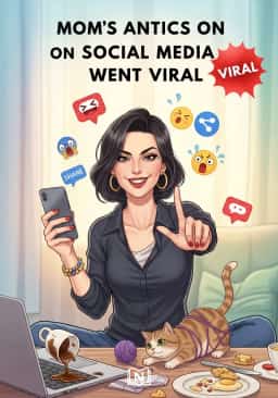Mom’s Antics on Social Media Went Viral novel cover