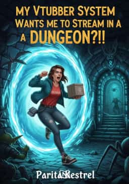 My Vtuber System Wants Me to Stream in a Dungeon?! novel cover