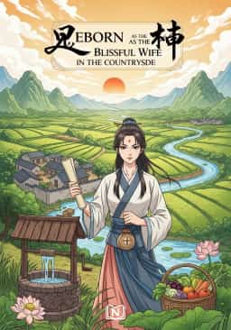 Reborn as the Blissful Wife in the countryside novel cover
