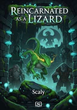 Reincarnated as a Lizard novel cover