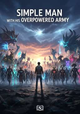 Simple man with his overpowered army novel cover