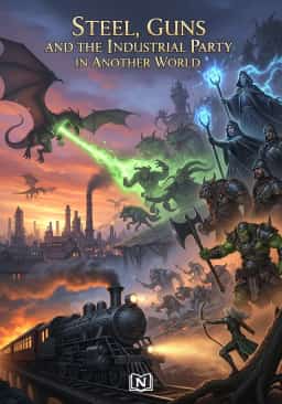 Steel, Guns, and the Industrial Party in Another World novel cover