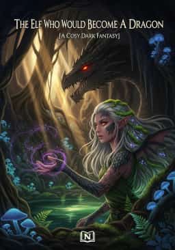 The Elf Who Would Become A Dragon [A Cosy Dark Fantasy] novel cover