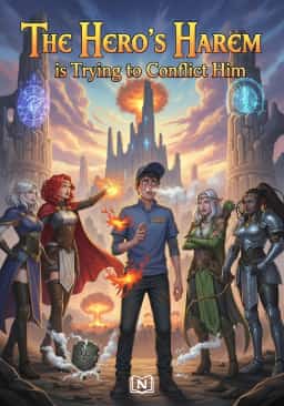 The Hero's Harem is Trying to Kill Him novel cover