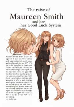 The raise of Maureen Smith and her Good Luck System novel cover