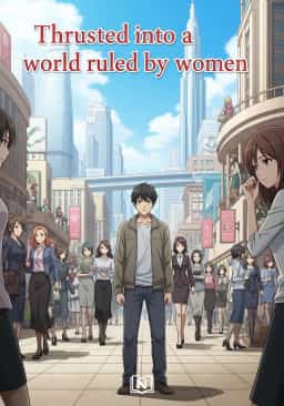 Thrusted into a world ruled by women novel cover