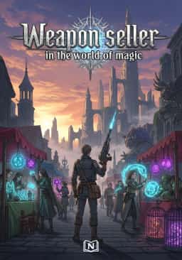 Weapon seller in the world of magic novel cover