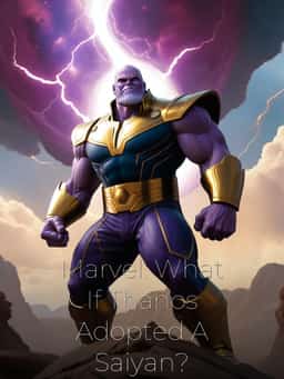 Marvel: What If Thanos Adopted A Saiyan? novel cover