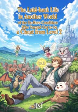 The Laid-back Life in Another World of the Ex-Hero Candidate Who Turned out to be a Cheat from Level 2 novel cover