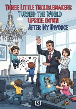 Three Little Troublemakers Turned the World Upside Down After My Divorce novel cover
