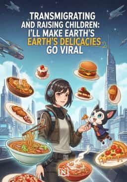 Transmigrating and Raising Children: I'll Make Earth's Delicacies Go Viral novel cover